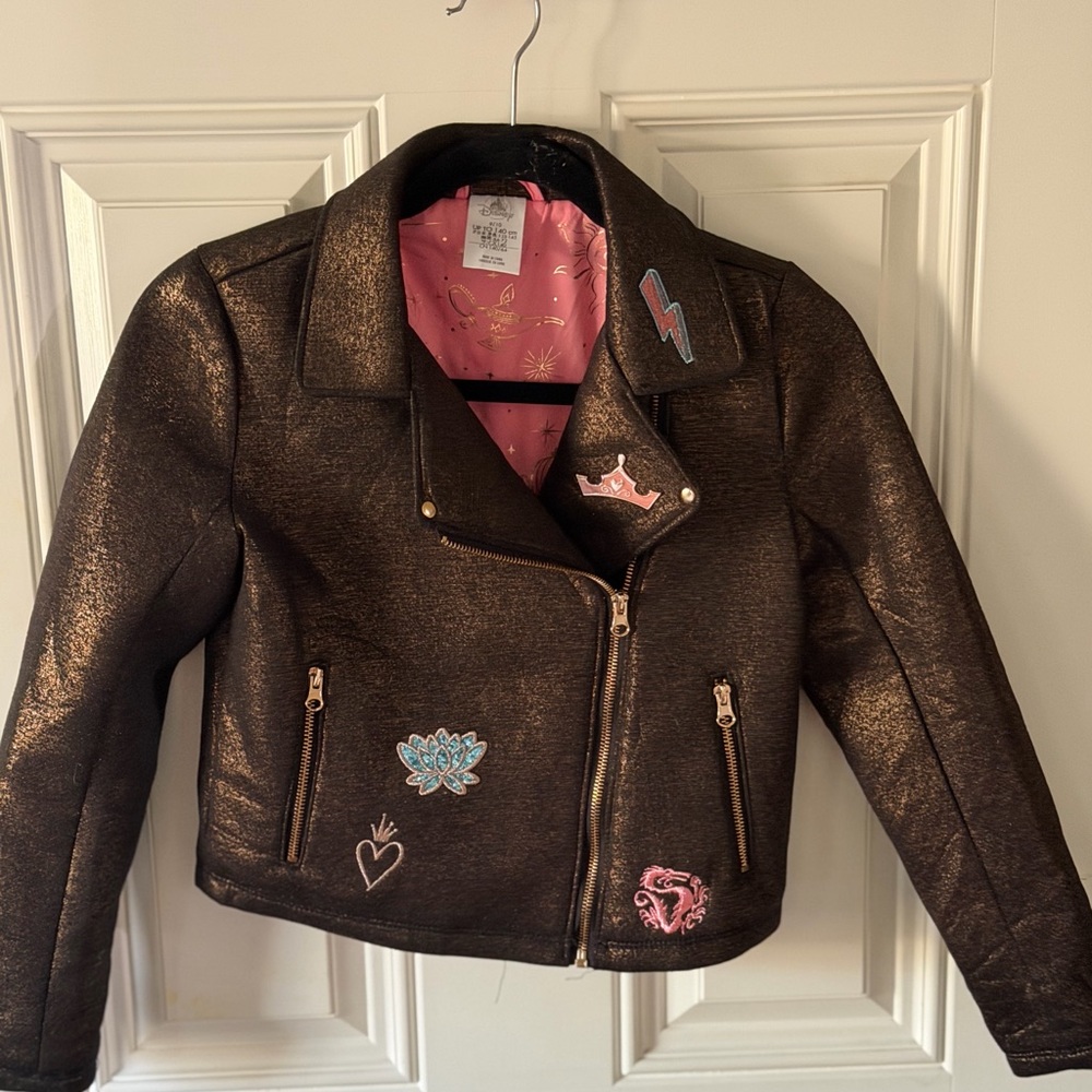 Disney Princess Moto Jacket Size 9/10